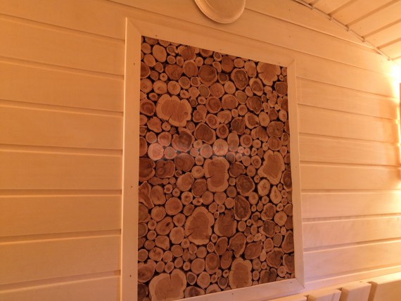 Панно из можжевельника