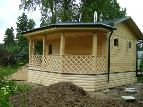 Бани из бруса
