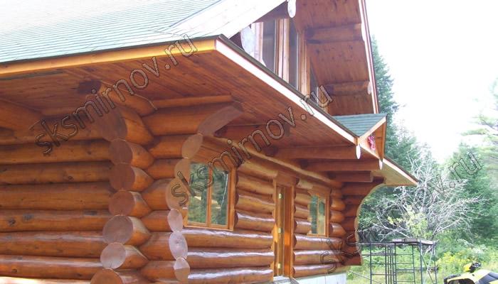 Пример фото бревенчатого дома